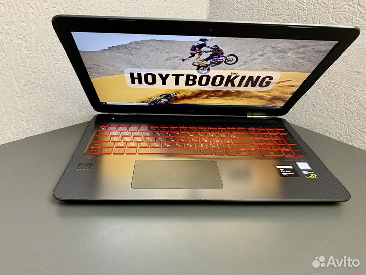 Игровой ноутбук HP:i7/ssd/GTX1050/FullHd/ракета