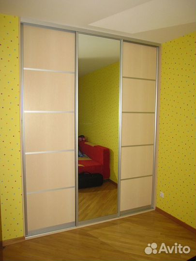 Двери-купе, шкафы, гардеробные от производителя