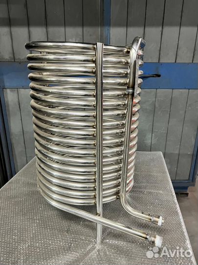 Змеевик для нагрева воды в бассейне