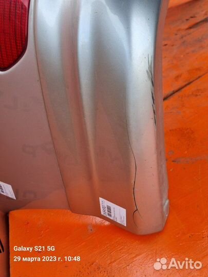 Обвес задний Toyota Harrier GSU35 2GR-FE 2006