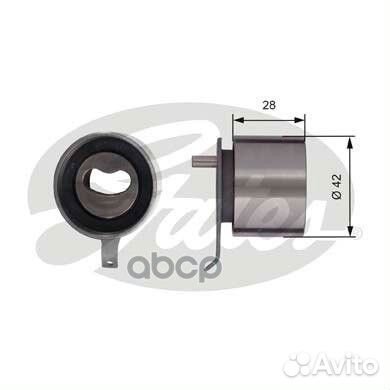 Ролик натяжной ремня грм T41267 Gates