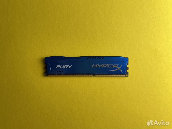 DDR3 8 GB 1600 mhz HyperX Fury для пк Новая