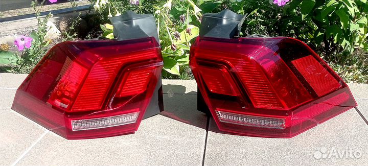 Задние внешние фонари на Volkswagen Tiguan 2