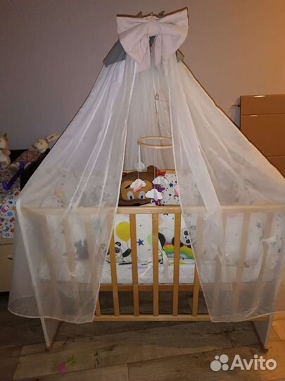 Детская кровать качалка