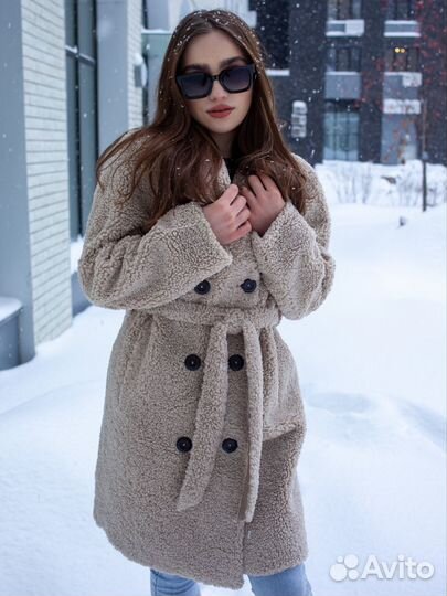 Люкс. Новая эко шуба Тедди