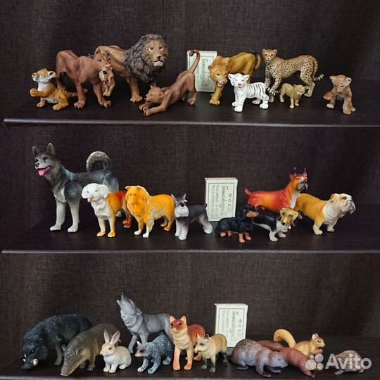 Фигурки животных Schleich, Collecta, Papo и другие