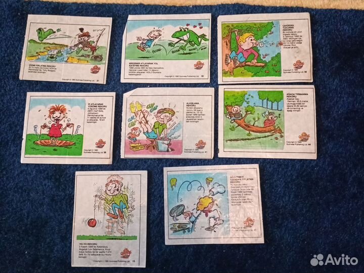 Фантики от жевачек 90е годы