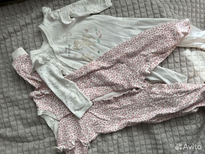 Детские вещи пакетом 68 74 на девочку
