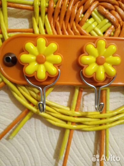 Ключница ручной работы из эколозы