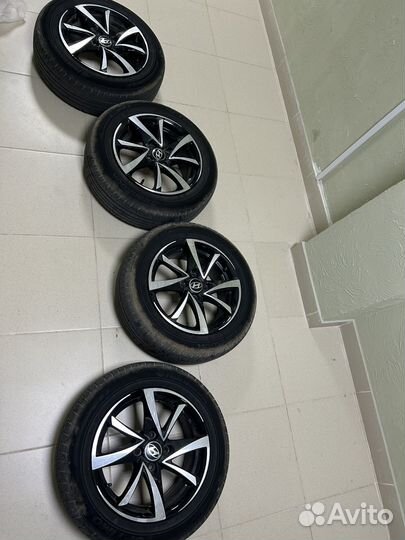 Колеса в сборе r15 летние 4 100