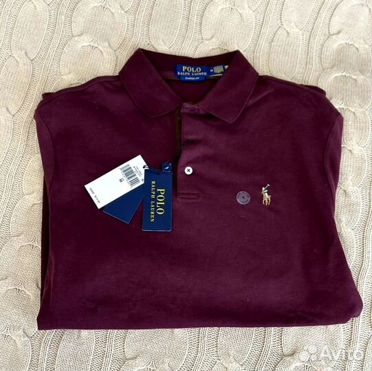 Поло футболка лонгслив Polo Ralph Lauren оригинал