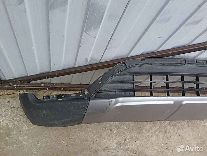 Юбка переднего бампера с накладкой Geely Atlas