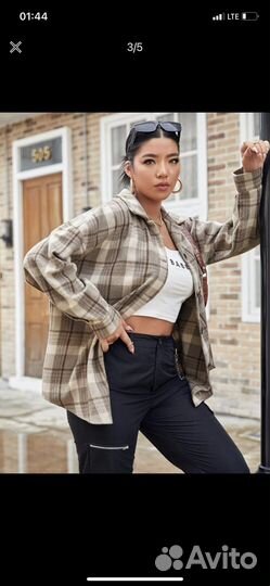 Рубашка женская oversize до 52 размера