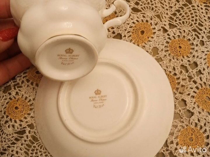 Фарфоровые чайные пары Англии и Японии