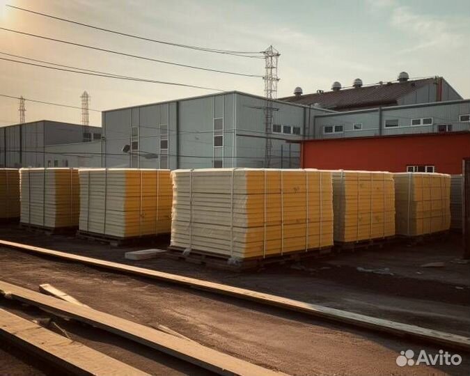 Сэндвич панели кровельные