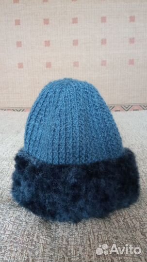 Шапка вязаная зимняя