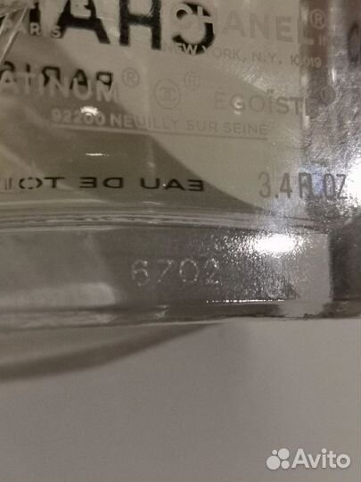 Chanel platinum egoiste 100мл