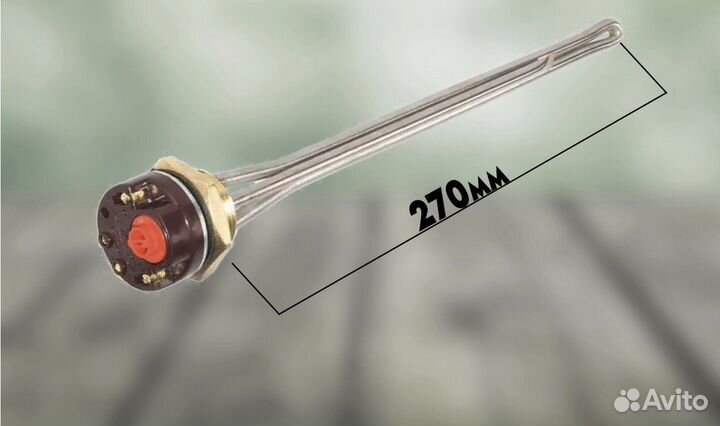 Тэн для радиатора + стержневой термостат