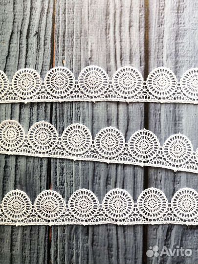 Кружево белое 2,5 см
