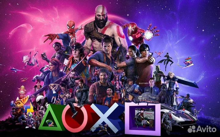 Много игр PS4 PS5
