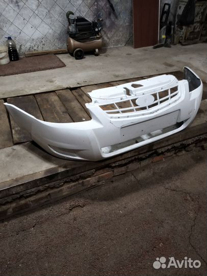 Передний бампер на Приору