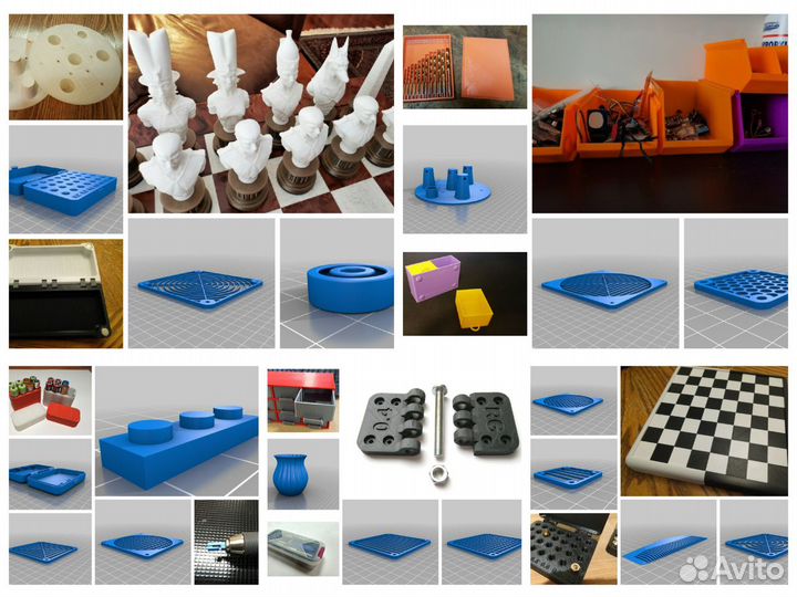 Сборник образцов моделей STL для принтеров 3d