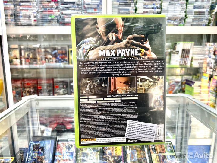 Max Payne 3 игра на Xbox 360 Новый