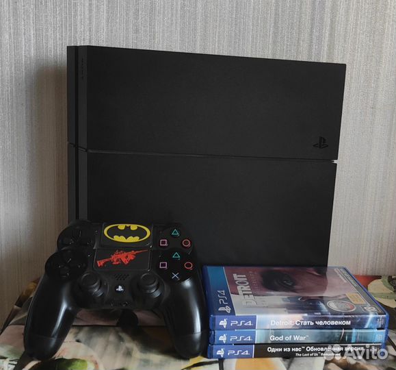 Sony playstation 4 Fat + Игры