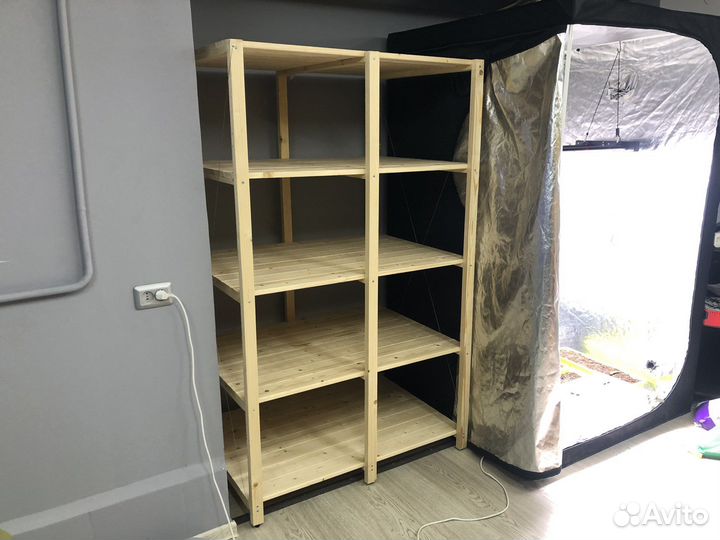 Стеллаж деревянный