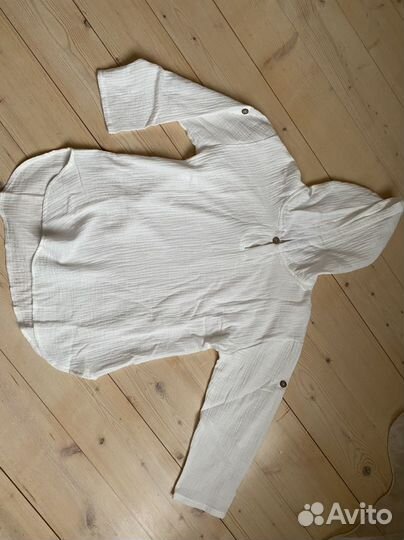 Муслиновая рубашка детская