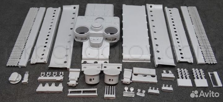 Сборная модель танка A.T.10 1/72 (OKB Grigorov)