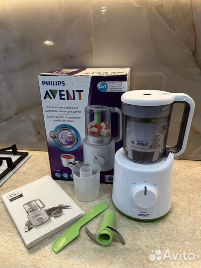 Пароварка блендер philips avent 2 в 1