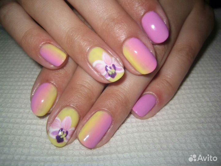 Наращивание, маникюр, педикюр, гель- лак, массаж