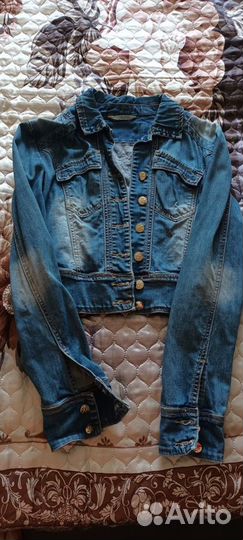 Джинсовый пиджак женский 42 размер
