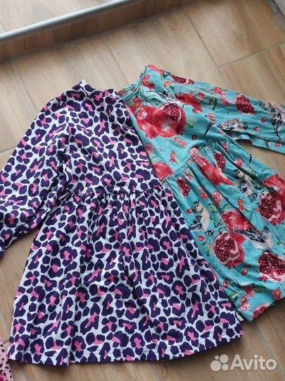 Платья для девочки 110-116 размер, 4шт