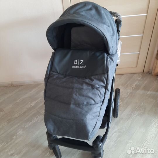 Коляска прогулочная bebizaro sport graphite