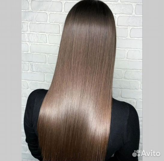 Кератиновое выпрямление волос