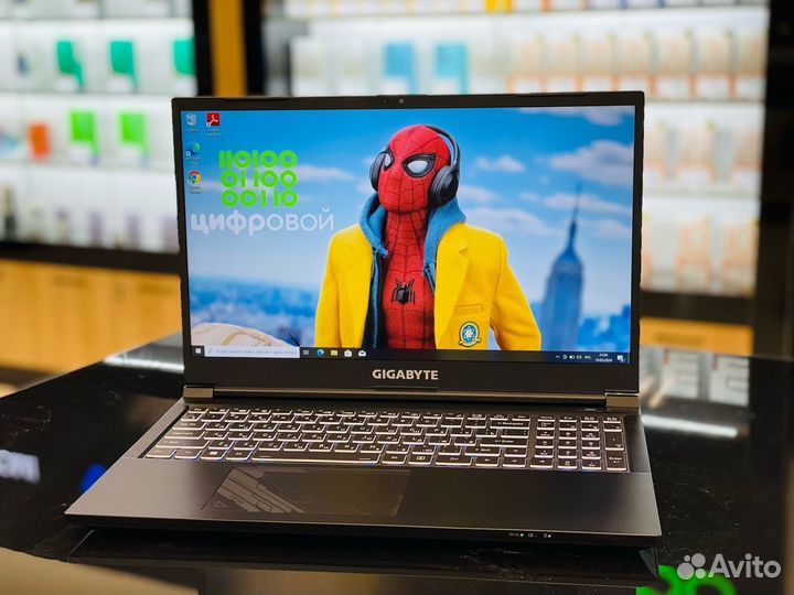Ноутбук gigabyte G5 DDR4-16GB/i5-12500h/RTX 4050
