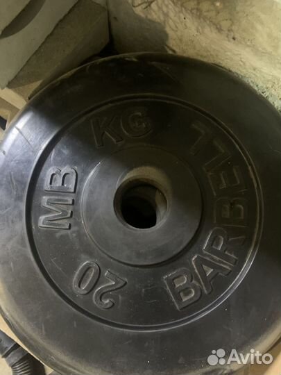 Штанга гриф блины