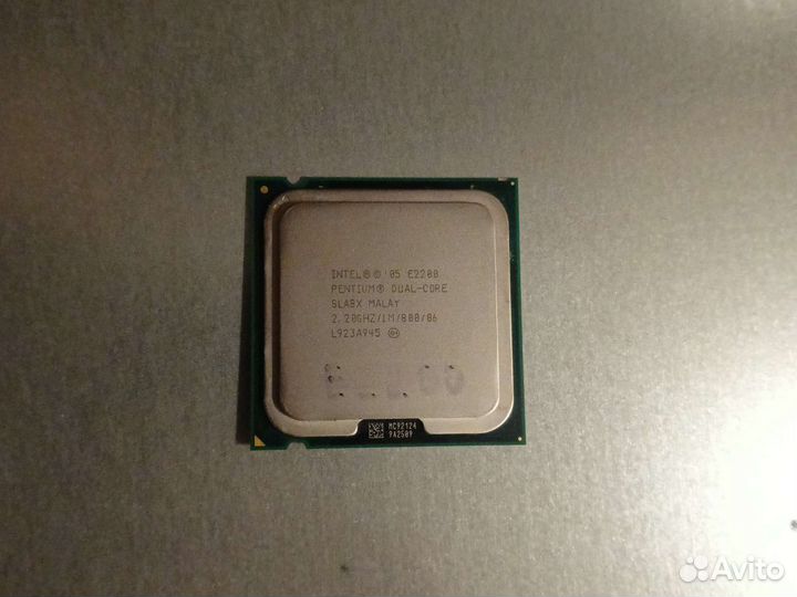 Процессор intel pentium E2200, 775 сокет