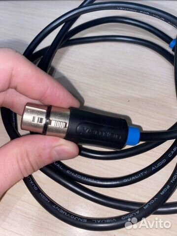 Кабель Vention XLR - Jack 6.3 2м