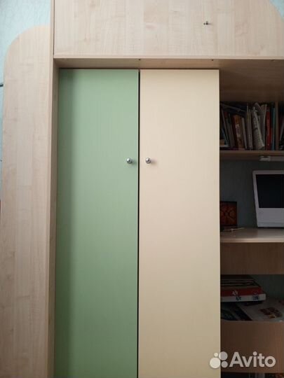 Детская двухярусная кровать с матрасом бу