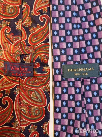 Галстук мужской шелк, Англия