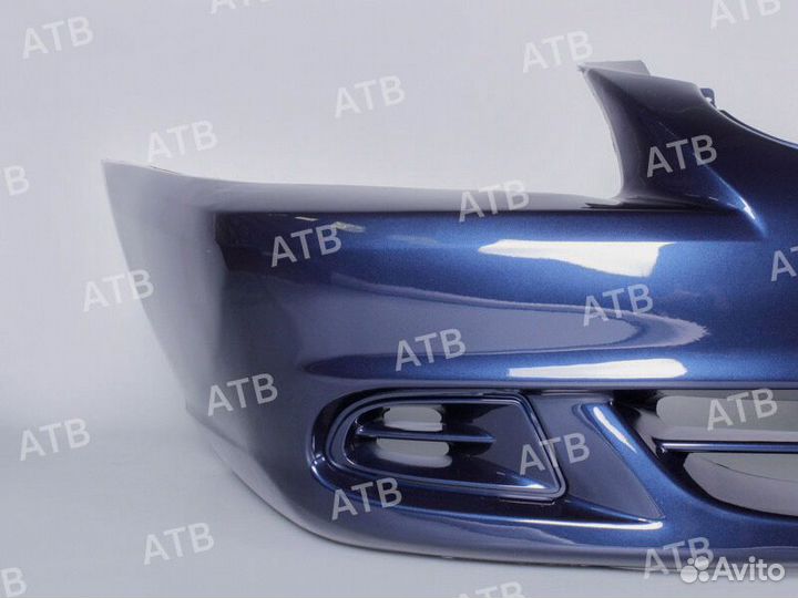 Бампер передний черно-синий Hyundai Accent 2 99-12
