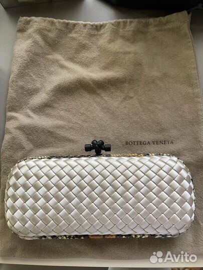 Bottega veneta клатч питон