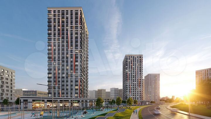 1-к. квартира, 45,6 м², 23/24 эт.