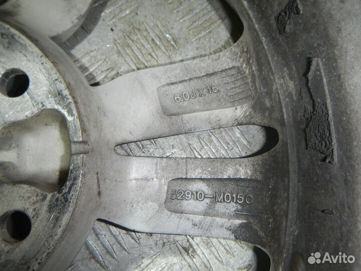 Диск колесный литой R16 5*114,3 j6,0 ET43 DIA67,1