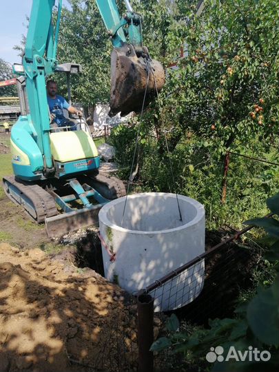 Септик,выгребная яма с кольцами