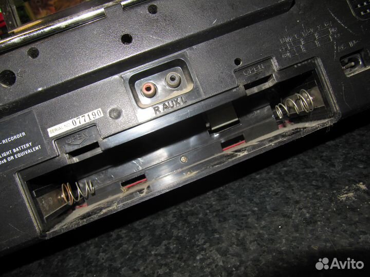 Бумбокс silver RX-4600 бу в рабочем состоянии