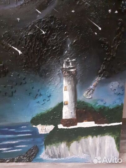 Картина маслом на двп